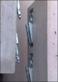 Steckverbindung für Betonfertigteile ideal für  reversible, temporäre Bauwerke