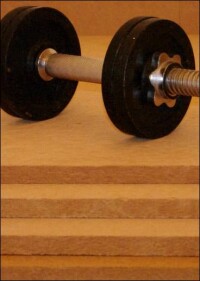 Holzfaser-Dämmplatten zum Höhenausgleich im Bodenaufbau