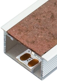 Die „zwei Gesichter“ der Duralis-Stone-Bordüren ... dank integrierter LEDs