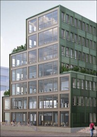 Holz-Hybrid überwindet Grenzen - siebengeschossig im Stadthafen Münster