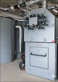 Beispiel für ein Nahwärmenetz in einem Neubaugebiet