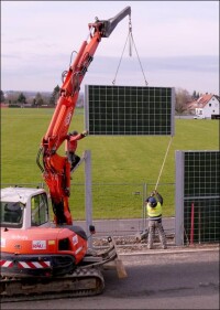 Schnellbausystem, wenn marode Lärmschutzwände zu sanieren sind