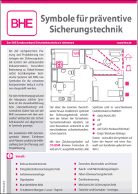 Präventive Sicherungstechnik - neue Zeichensymbole vom BHE auf CD-ROM