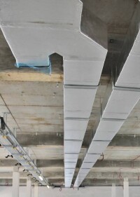 Lüftungskanäle aus Mineralwolle-Platten für die Forschung mit Röntgenlaserblitzen