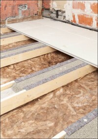 GIFAfloor Presto: Trockenestrich speziell für Holzbalkendecken