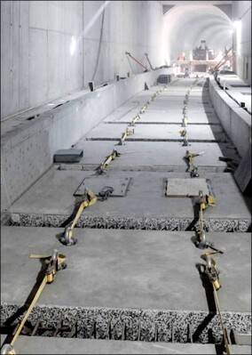 Stadtbahntunnel im Stuttgarter Europaviertel: Masse-Feder-System mit Egcodorn DND