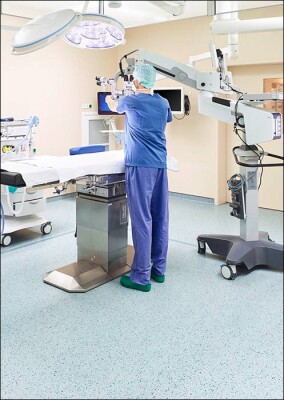 Vollständige Desinfizierbarkeit von Nora Kautschukböden für den Einsatz in Risikobereichen