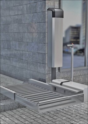 Neuer Plattformlift von Hiro Lift für „kleine“ Hindernisse im öffentlichen Raum