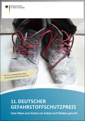 Gefahrstoffschutzpreis 2016 für Ideen und Konzepte zum Schutz vor Stäuben