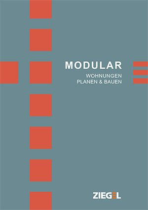 Broschüre „Modular - Wohnungen planen & bauen“