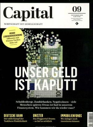 Wirtschaftsmagazin Capital in der Ausgabe 9/2016.