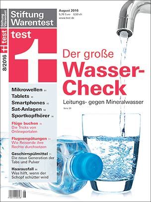 großer Wasser-Check der Stiftung Warentest