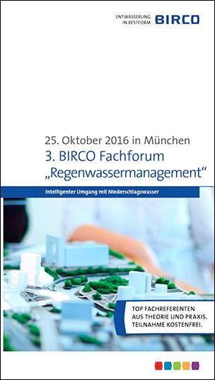 Birco Fachforum „Regenwassermanagement“