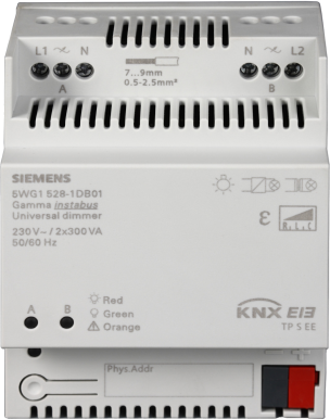 Universaldimmer im Gamma-Instabus-Sortiment