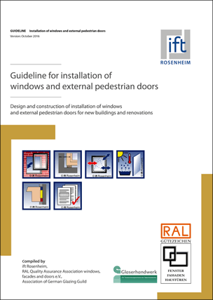 Guideline for installation of windows and external pedestrian doors