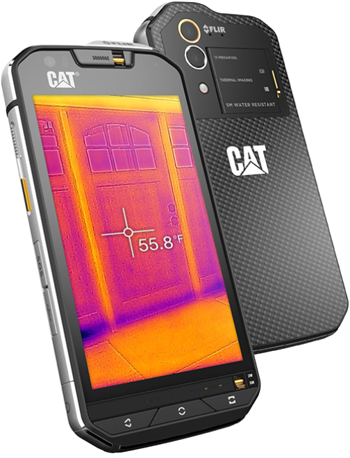 Cat S60: Baustellen-Smartphone mit integrierter Flir-Wärmebildkamera