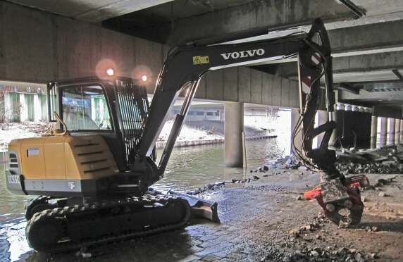 Insgesamt wurden über 1.000 Tonnen an schadhaftem Beton abgetragen und entsorgt. © Koch GmbH