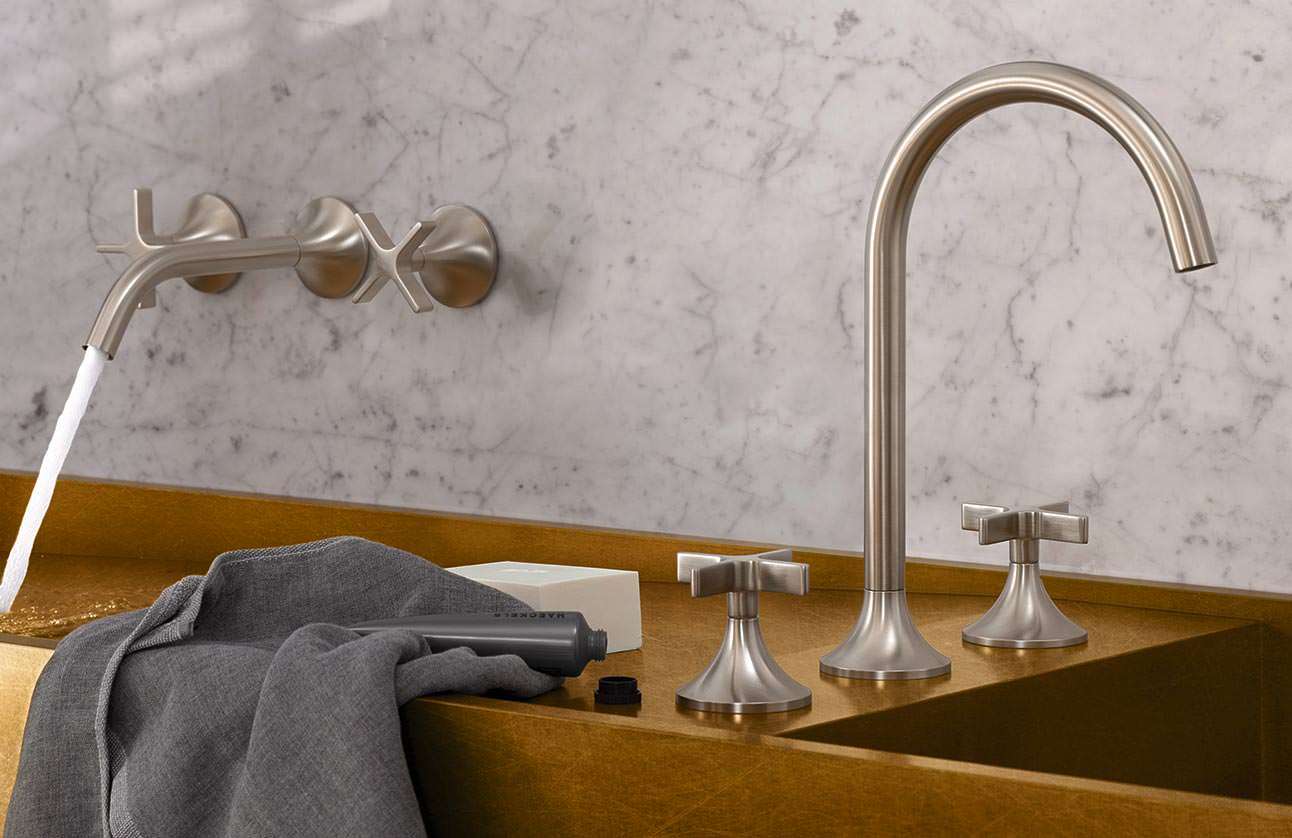 Vaia: Neue Armaturen von Dornbracht mit Hyperboloid als Basis und in