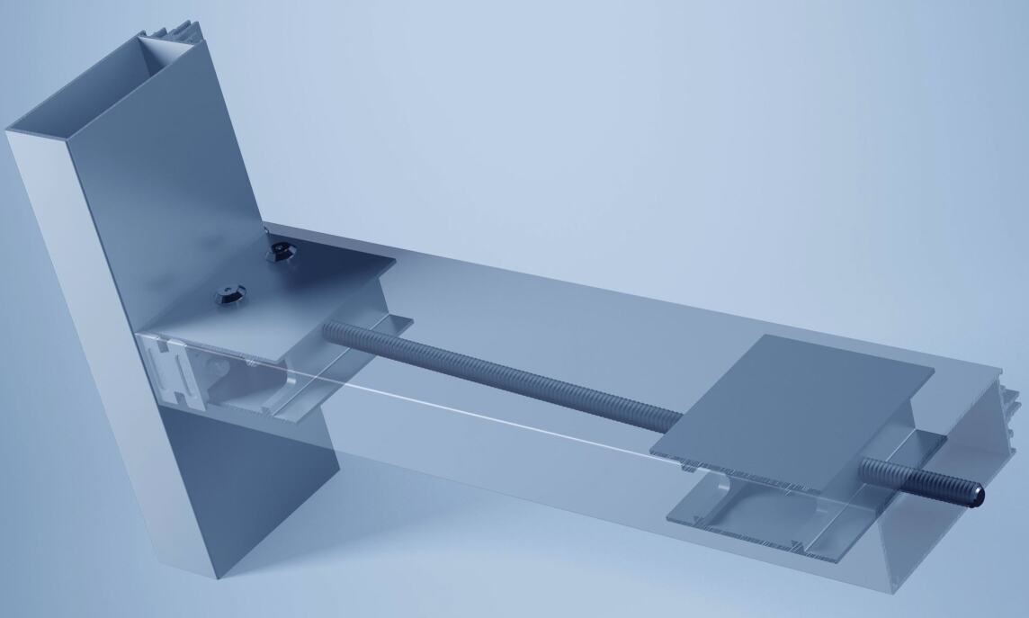 Riegel-Spann-System „heroal PS“ für das C 50-Fassadesystem