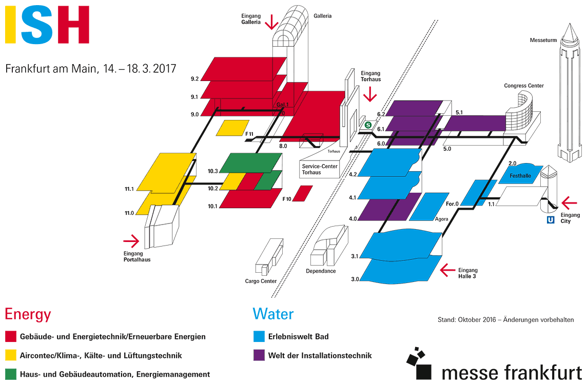 ISH Hallenplan