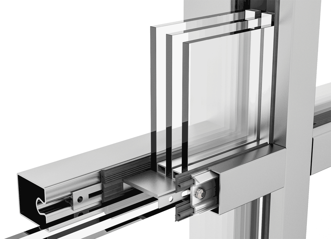 Fensterkreuz im Schnitt mit forster thermfix vario HI