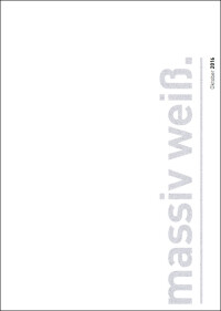 massiv weiß: Neues Magazin beleuchtet das Potential von Kalksandstein