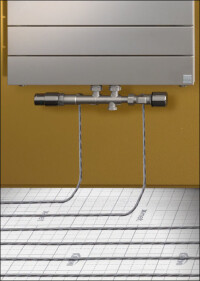 x-link plus: Fußbodenheizung leicht gemacht - dank direktem Anschluss an Kompaktheizkörper