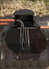 Vollbiologische Abwasserreinigung mit Roth Kleinkläranlage Microstar TB