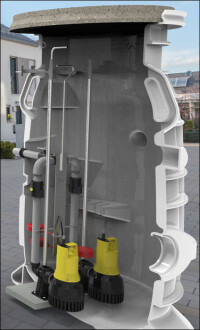 Ein Kunststoffschacht für alle Entwässerungsfälle: der neue SKS 800 von Pentair Jung Pumpen