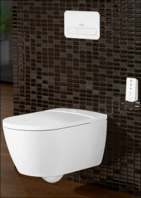 V&B verlagert Dusch-WC-Technik vom Sitz in die Keramik - was der Optik guttut