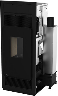 Revivo von Rika macht aus stillzulegenden Warmluftkachelöfen komfortable Pellet-Öfen