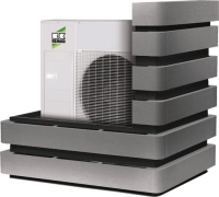 Neue Design-Schallschutzhaube aus EPP-Polypropylen für Wärmepumpen und Klimageräte