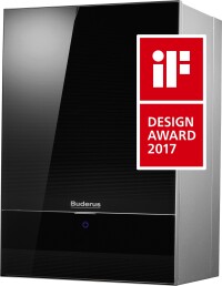 Erste Buderus Luft/Wasser-Wärmepumpen im Titaniumglas-Design