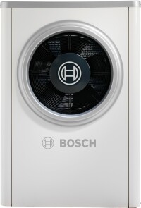 Aus Junkers wird immer mehr Bosch ... wie die Logos auf den neuen Wärmepumpen zeigen