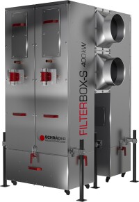 Filterbox-S: Schräders modularer Feinstaub-Abscheider jetzt für Kessel bis 400 kW