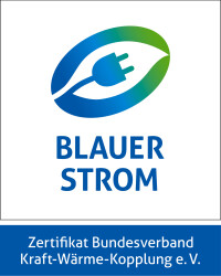 „Blauer Strom“: Neue Wort- und Bildmarke (incl. Zertifikat) soll KWK-Strom ein Gesicht geben