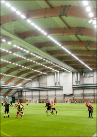 Osram erhellt Hallenfußball in Schweden