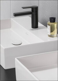 Villeroy & Bochs Memento-Aufsatzwaschtisch jetzt auch aus TitanCeram und in Betonoptik