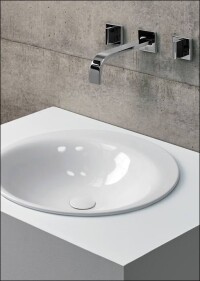 BetteLux Oval: Kreisrunder Einbauwaschtisch mit auffallend sanften Rundungen