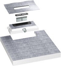 Dallmer baut den Ablaufkörper DallFlex zum vollständigen Duschboard aus