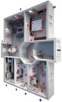Viessmann lüftet Räume und Wohnungen auch dezentral - mit Gerätepärchen im Wechselbetrieb
