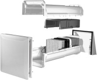 Dezentrale WRG-Lüftung à la Stiebel Eltron und Tecalor auch für quadratische Wanddurchbrüche