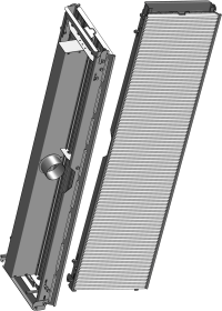 Neues Kühldeckenpaneel mit induktiver Zulufteinbringung von Emco für Büroräume