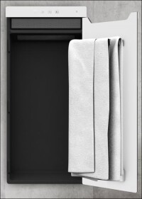 Zenia: Multifunktionaler, hyginischer Handtuchwärmer/ -trockner von Zehnder