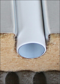 tempusGREEN: Trockenbauelement für Flächenheizungen aus Holzfaser