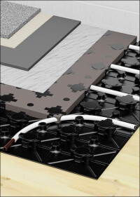 Uzin Utz und Wieland-Werke kooperieren für eine schlanke Fußbodenheizung