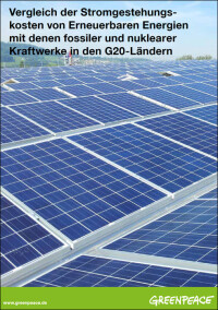 Studie: Wind und Sonne bis spätestens 2030 in allen G20-Staaten billigste Stromquellen