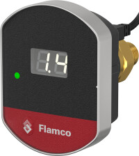 Flamcos Art, mit Flexcon PA den Anlagendruck einer Zentralheizung zu überwachen