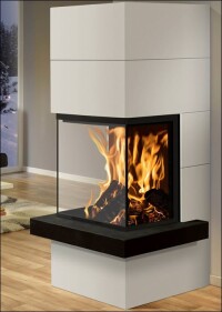 Club TRE: Raumgliedernder Kamin von Oranier als flexibel auf- und abbaubares Baukastensystem