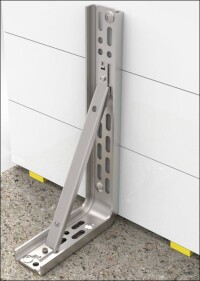 Spezieller Montagewinkel von SFS intec für Fenster mit hohen Unterbauprofilen